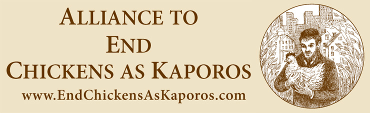 Alliance to End Chickens as Kaporos